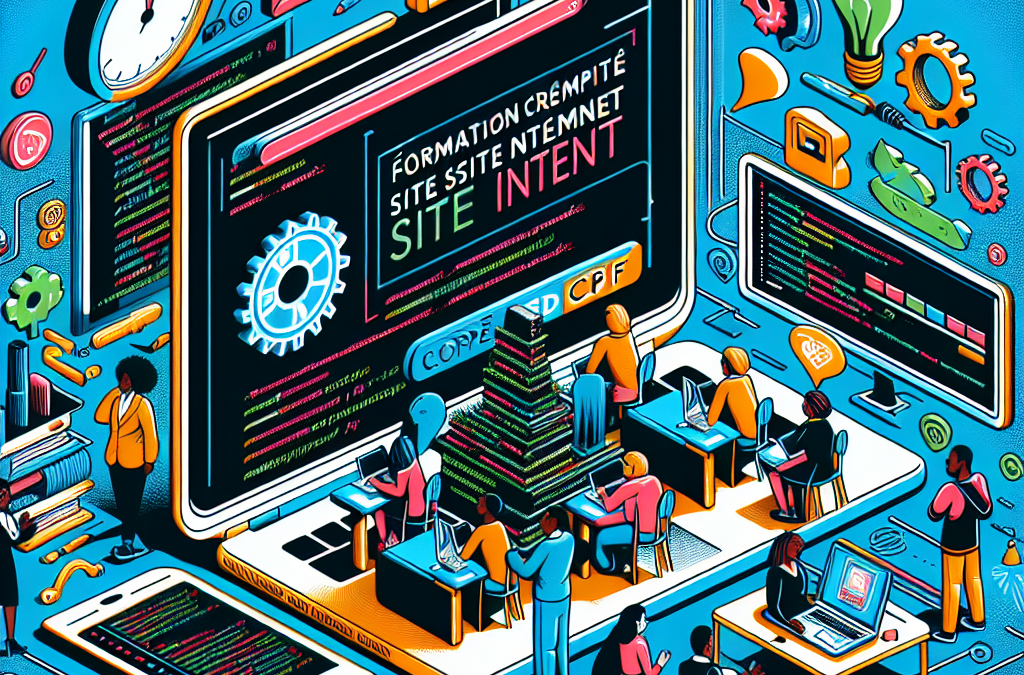 Formation création site internet CPF : Boostez vos compétences numériques dès aujourd’hui